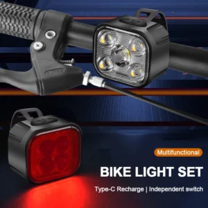 Bright Lamp, Front and Rear, USB Rechargeable 1