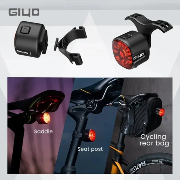 Intelligent Brake Tail Light, IP66 Waterproof, 6 Light Modes 5